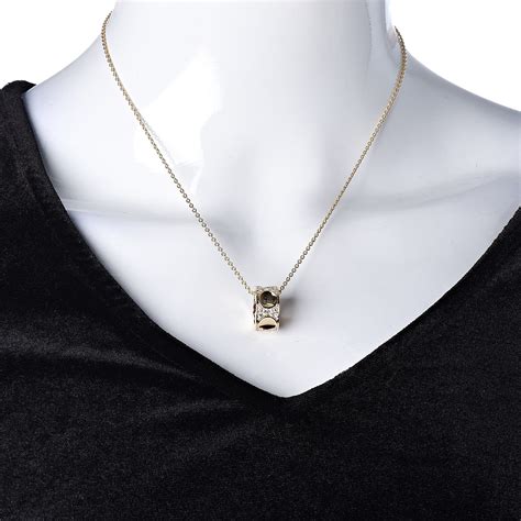 louis vuitton empreinte necklace|Louis Vuitton necklace with diamond.